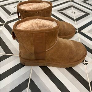 UGG Tan Shearling Lined Boots